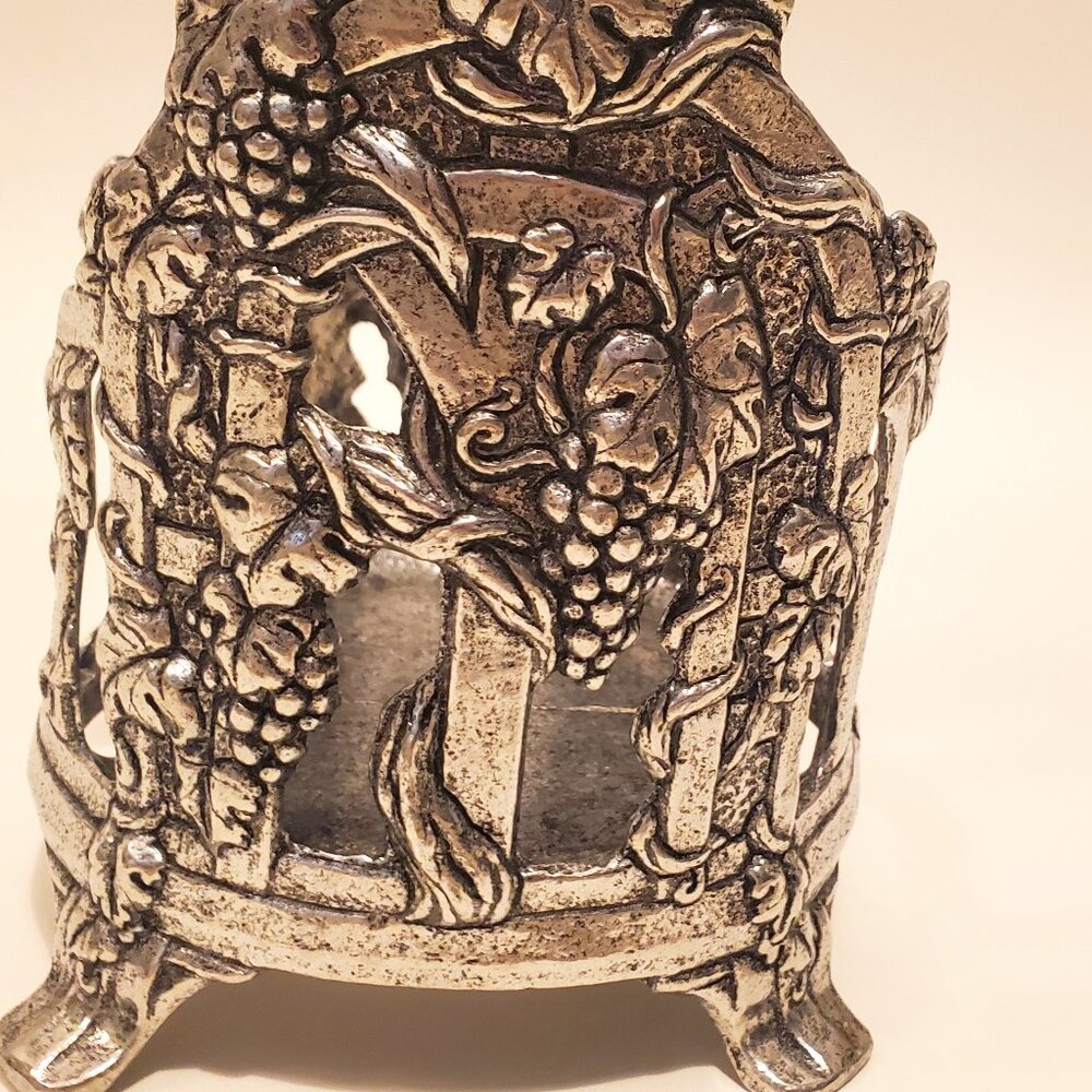 Pewter Wine Bottle Holder by Carson